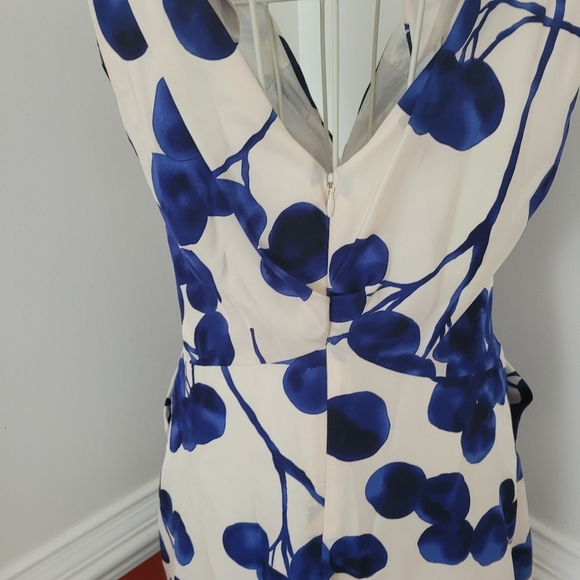 Anthropologie Yoana Barashi All Silk Floral Print Dress Size 4 - Picture 5 of 8